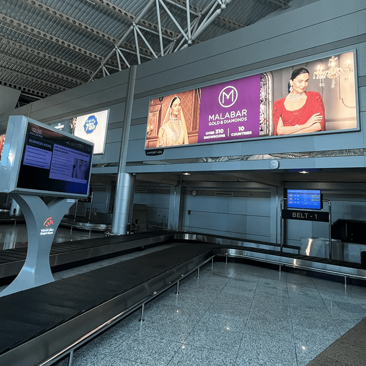 Malabar Ad in airport